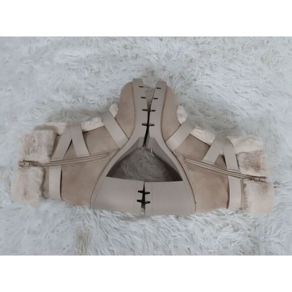 I.N.C. International Concepts Bemie Buckled Booties Nude 8.5M - Picture 4 of 9